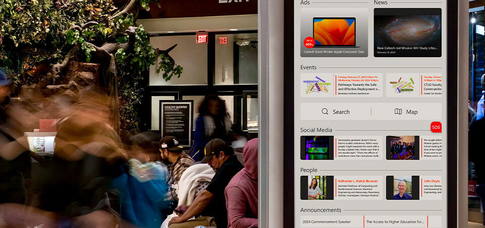 Interactive Wayfinding Kiosk - Digital Signage